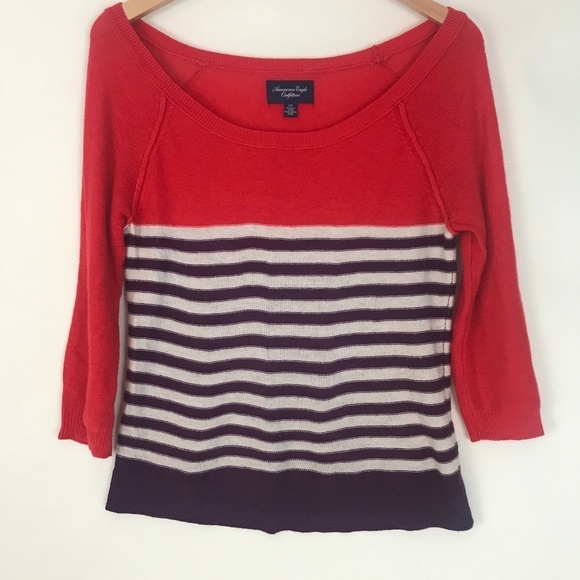 Wool blend scoop neck sweater - Picture 1 of 6